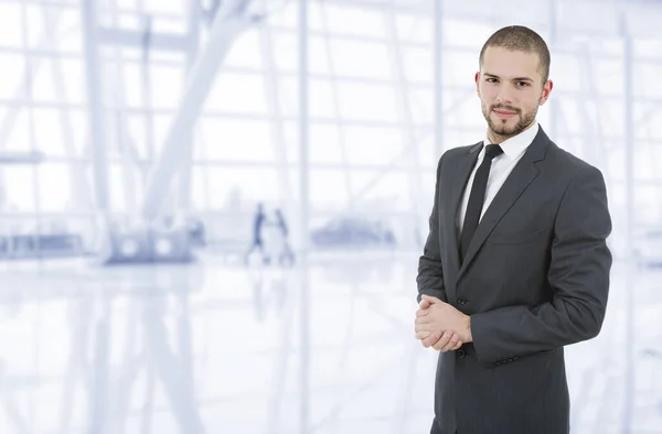 Jovem Empresário Retrato Escritório — Fotografia de Stock