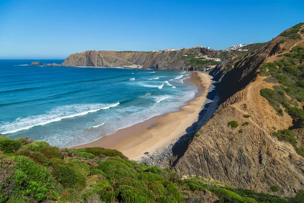 Arrifana Plage Dans Sud Ouest Alentejo Costa Vicentina Parc Naturel — Photo