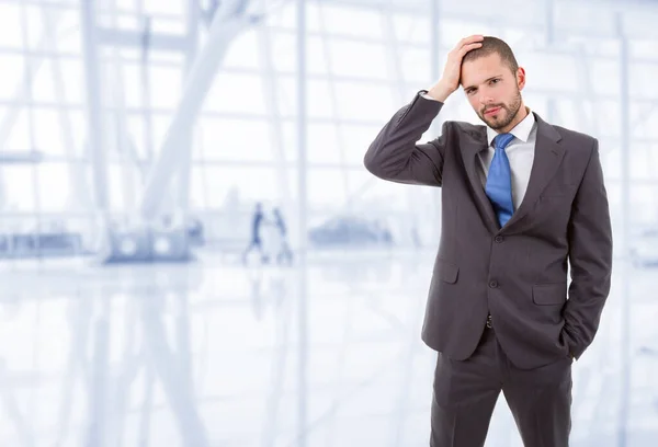 Porträt Eines Jungen Geschäftsmannes Büro — Stockfoto