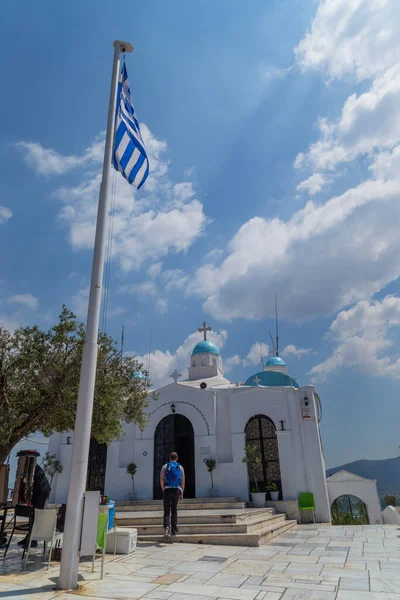 Athens Griekenland Mei 2022 Kapel Saint Georges Bovenop Lycabettusberg Athene — Stockfoto