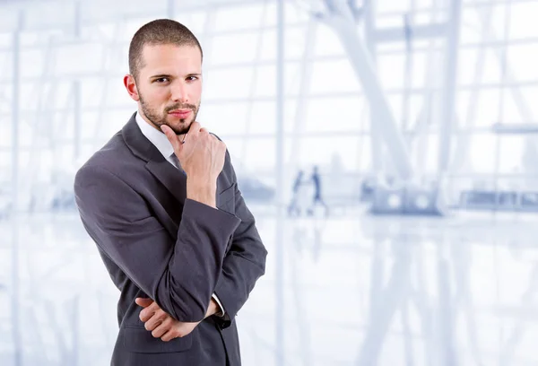 Porträt Eines Jungen Geschäftsmannes Büro — Stockfoto