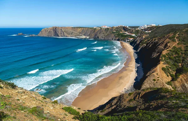 Arrifana Plage Dans Sud Ouest Alentejo Costa Vicentina Parc Naturel — Photo