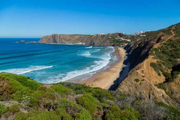 Praia Arrifana Sudoeste Alentejano Costa Vicentina Parque Natural Portugal — Fotografia de Stock