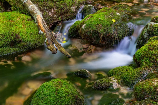 Cascata Fluviale Nel Parco Nazionale Portoghese Geres Nel Nord Del — Foto Stock