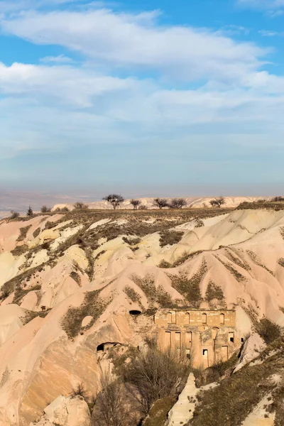 Scogliere Vulcaniche Formazioni Rocciose Cappadocia Anatolia Turchia — Foto Stock