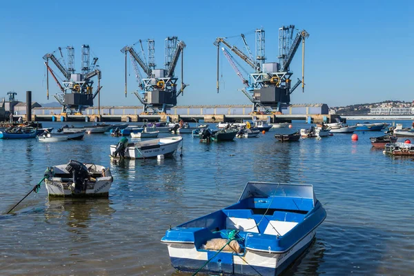 Trafaria Portugal Deep Water Terminal Silo Grain Derived Products Oleaginous — ストック写真