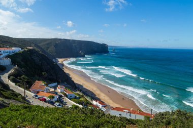 Arrifana beach Güney Batı alentejo ve costa vicentina doğal Park, Portekiz