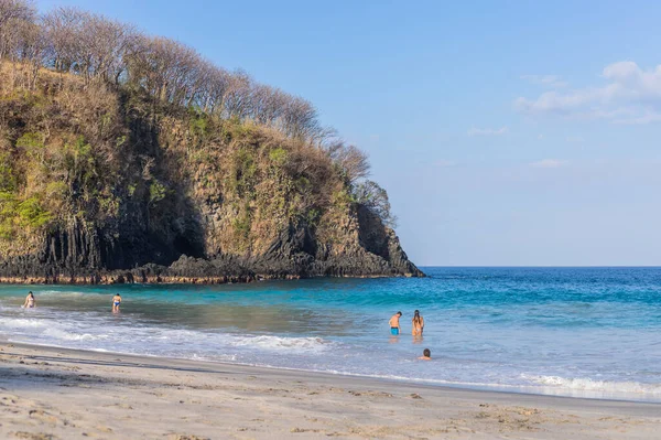 Bali Indonesia People Beach Bali Island Indonesia — Stockfoto