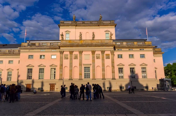 Berlin Germany People Bebelplatz State Opera — 图库照片