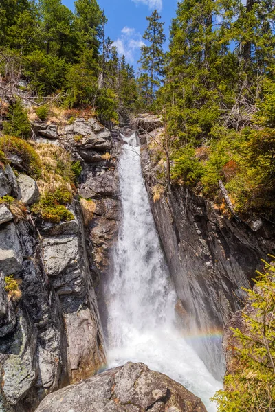 Waterfall High Tatras Mountains Carpathia Slovakia — 스톡 사진