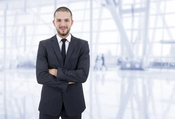 Young Business Man Portrait Office — Stock Photo, Image
