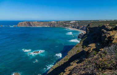 Arrifana beach Güney Batı alentejo ve costa vicentina doğal Park, Portekiz
