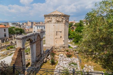 Athens, Greece: Tower of Winds or Aerides in Roman Agora, Athens, Greece.