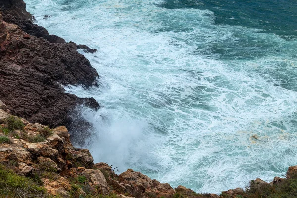 Cliffs Algarve West Coast Sagres Portugal — Stock Photo, Image