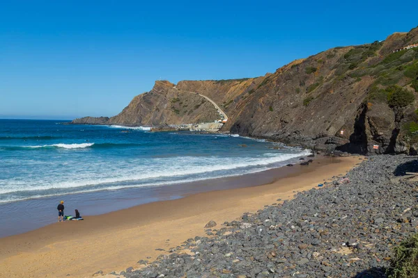 Aljezur Portugal People Arrifana Beach South West Alentejo Costa Vicentina — Stockfoto