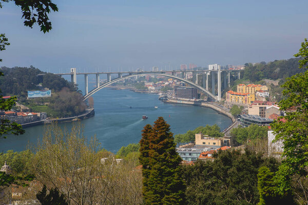 Porto, Portugal: View of Porto from Jardins do Palacio de Cristal