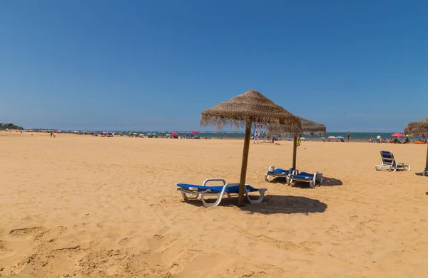Cadiz Spain Caleta Urban Beach End Holiday Season — Foto Stock