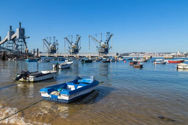 Trafaria Portugal Deep Water Terminal Silo Grain Derived Products Oleaginous — ストック写真