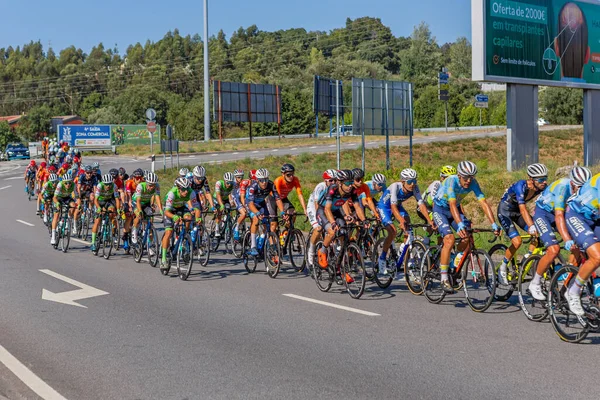 Braga Portugal Cyclists Taking Part Stage Santo Tirso Braga Volta — Φωτογραφία Αρχείου