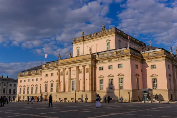 Berlin Germany People Bebelplatz State Opera — Stok fotoğraf