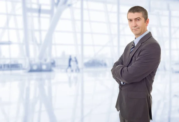 Jovem Empresário Retrato Escritório — Fotografia de Stock