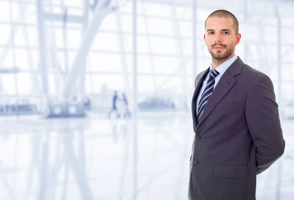 Retrato Del Hombre Negocios Feliz Oficina — Foto de Stock