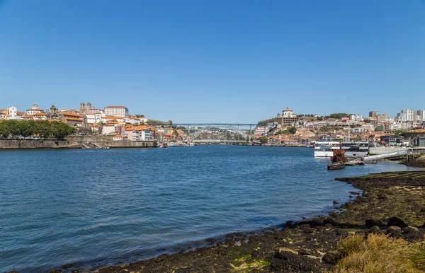 Porto Portugal View Porto City Historical Centre Douro River Ribeira — 图库照片