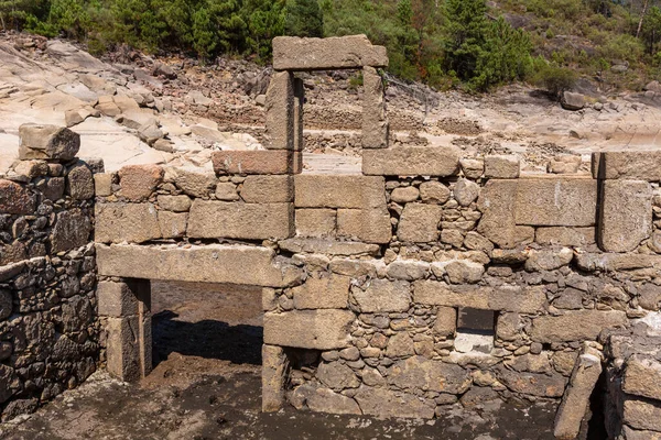 Old Ruins Vilarinho Das Furnas Village Located Campo Geres Terras — Stock fotografie