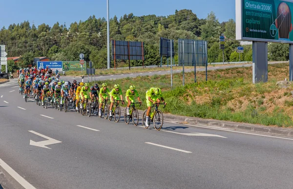 Braga Portugal Cyclists Taking Part Stage Santo Tirso Braga Volta — Φωτογραφία Αρχείου