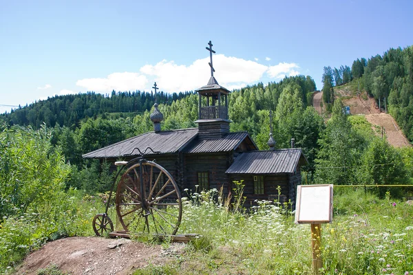 Church wooden in a museum, Perm edge, Russia — Stock Photo, Image