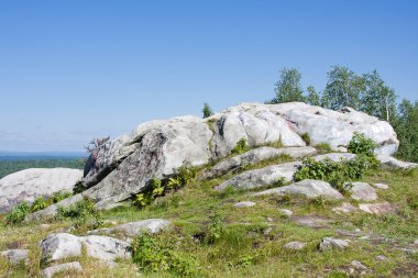 doğa beyaz taş anıt