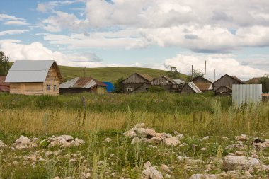 Güneşli bir günde güzel kırsal alan
