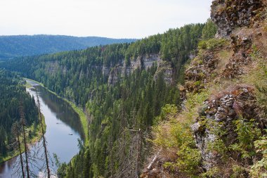 Ural doğa Nehri, perma edge, Rusya Federasyonu