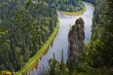 Ural doğa Nehri, perma edge, Rusya Federasyonu