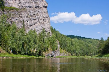 Ural doğa Nehri, perma edge, Rusya Federasyonu