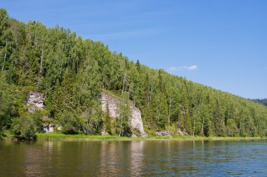 Ural doğa Nehri, perma edge, Rusya Federasyonu