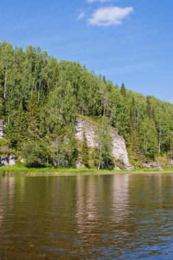 Ural doğa Nehri, perma edge, Rusya Federasyonu