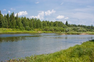 Ural doğa Nehri, perma edge, Rusya Federasyonu