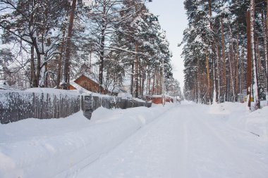 Kış kırsal arazisi