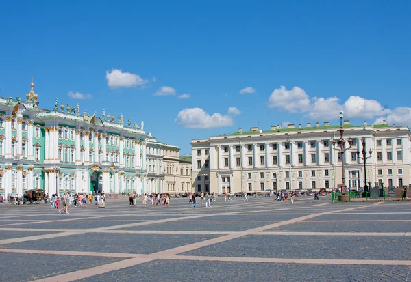 Zabudowa Ermitażu, Petersburg, Rosja — Zdjęcie stockowe