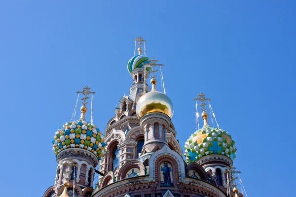 Fragment of the Cathedral of the Savior on Spilled Blood, Saint — Stock Photo, Image