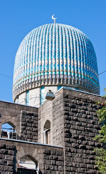 Construction de la mosquée, la ville de Saint-Pétersbourg, Russie — Photo