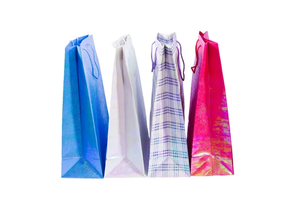 Embalagens coloridas para compras — Fotografia de Stock