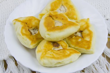 etli bir yemek sıcak köftesi