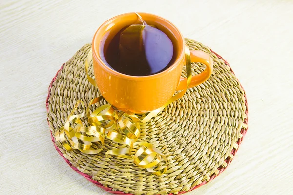 Copo com chá — Fotografia de Stock