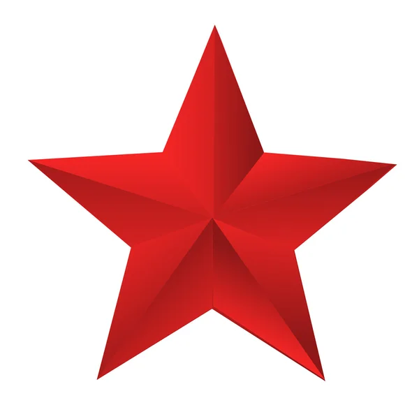 Estrella brillante roja — Foto de Stock