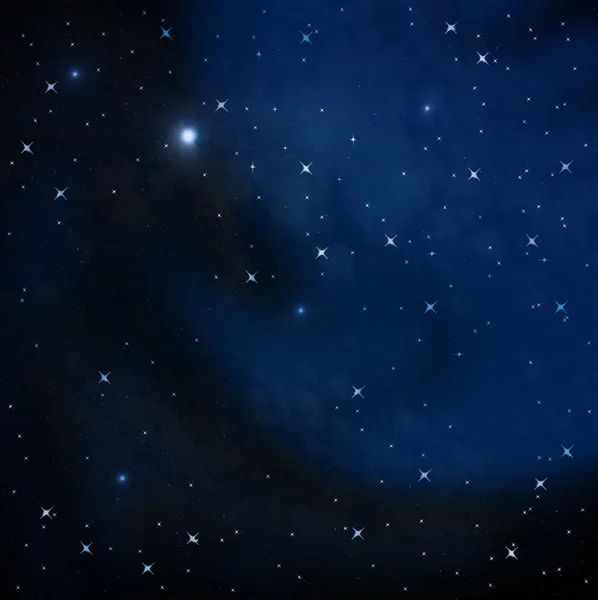 parlak soyut göksel peyzaj, kolaj