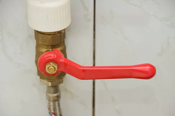 Faucet in a bathroom — Stock Photo, Image