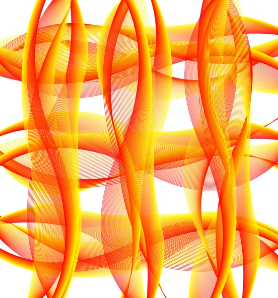 Fond abstrait avec de beaux rubans — Image vectorielle
