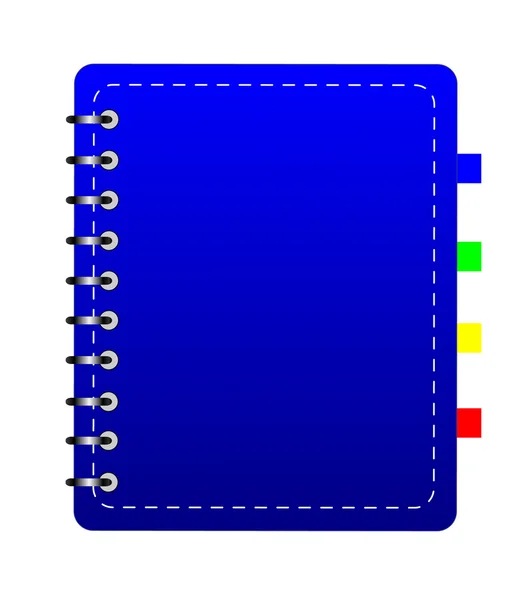 Notebook semanal, fondo para un diseño — Vector de stock